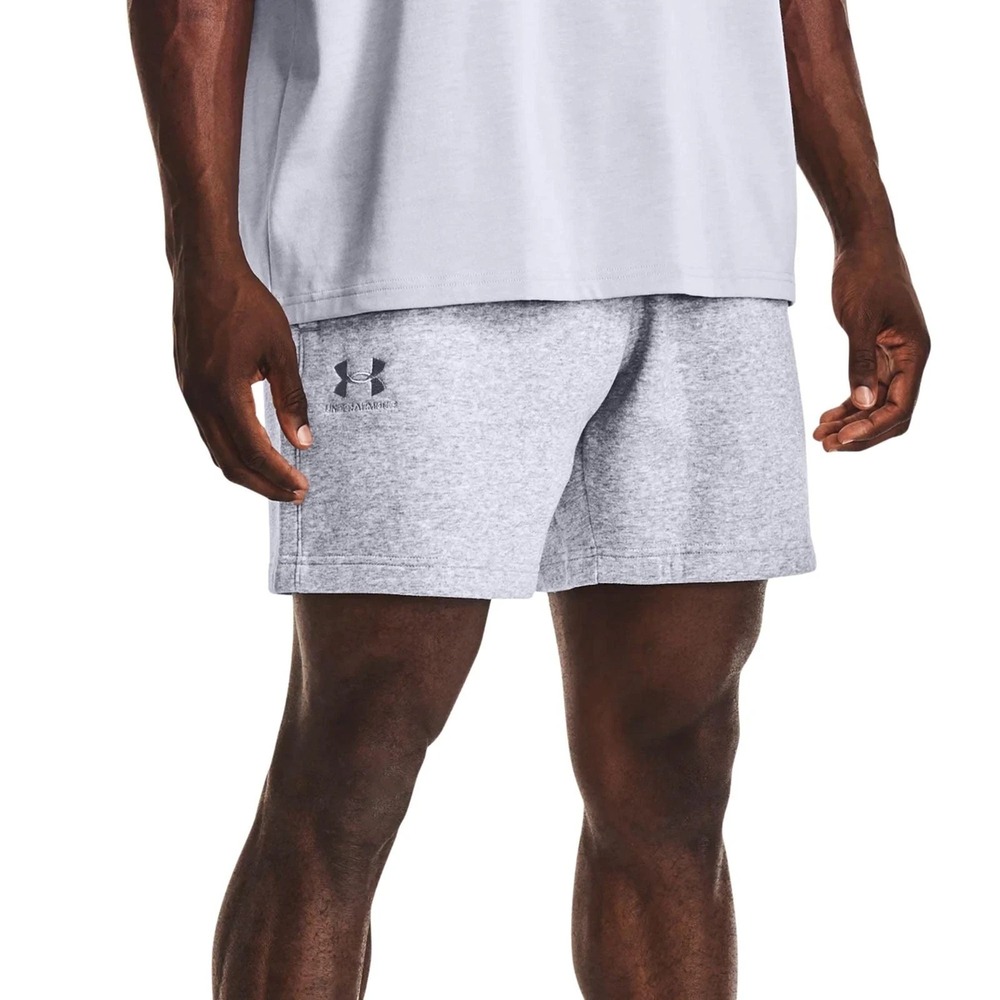 Under Armour Men's Playback Essential Fleece Sweat Shorts Gray 2XL NWT 1377532.